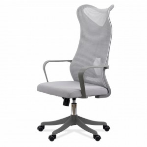 Scaun de birou ERGONOMIC CU SUPORT lombar si spatar inalt off634 gri