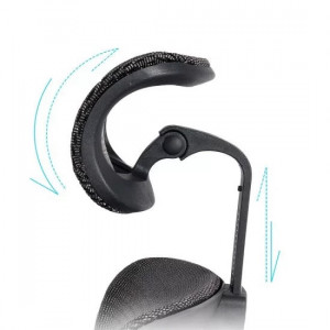 Scaun ergonomic multifunctional cu brate reglabile si sezut culisabil SYYT 9500 negru