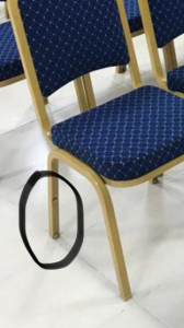 Scaun HILTON conferinta, evenimente, visiniu-divers Model 2500