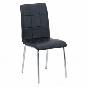 Scaun Living tapitat  BUC230 negru