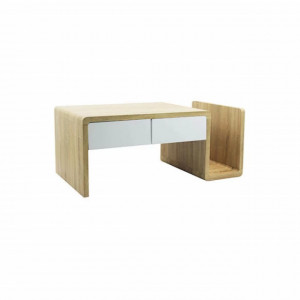Masuta cafea culoare lemn natural, model BUC04