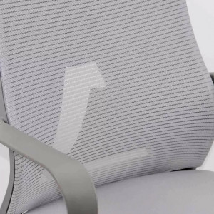 Scaun de birou ERGONOMIC CU SUPORT lombar si spatar inalt off634 gri