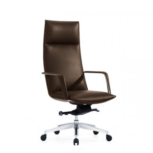 Fotoliu directorial Carlo EXECUTIVE, mecanism multibloc, imitatie piele