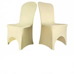 Huse elastice din Lycra pentru scaune banchet, culoare crem/alb/negru