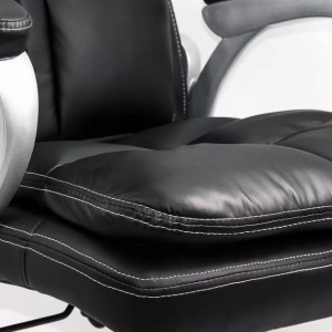 Scaun directorial rotativ si reglabil, rezistent la 200 kg, model OFF799