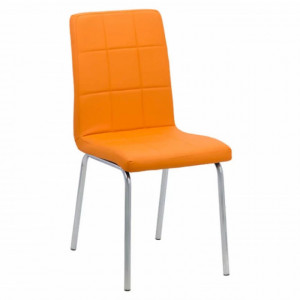 Scaun Living tapitat PORTOCALIU BUC230