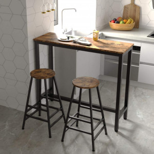Masa de bar Hogland metalica/Pal