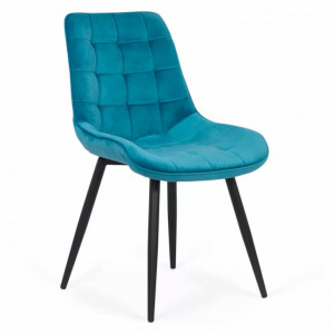 Scaun Living din catifea si cadru metalic, Buc206