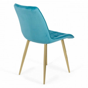 Scaun living tapitat catifea SI CADRU auriu Buc252