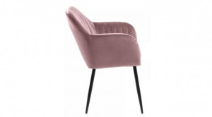 Scaun living Tida, Roz, 58x56x86 cm