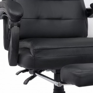 Scaun directorial cu suport de picioare OFF 425 gri/negru