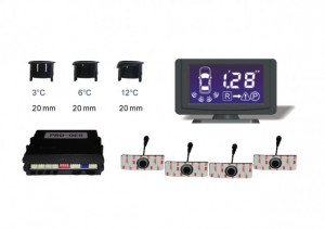 Senzor de parcare cu 4 receptori, avertizare acustica si LCD Model PRO4121