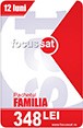 Cartela reincarcare Focus Sat Pachet Familia 12 luni