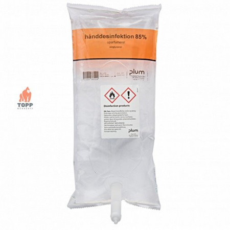 Solutie dezinfectanta pentru maini Plum 85 % la 1 litru