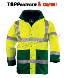 Geci de iarna, fluorescente, cu dungi reflectorizante, impermeabile