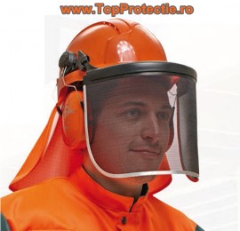 Echipamente protectie forestier casca viziera antifoane