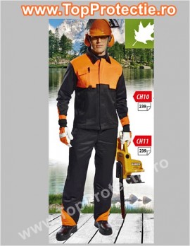 Pantaloni talie de lucru antitaiere forestier