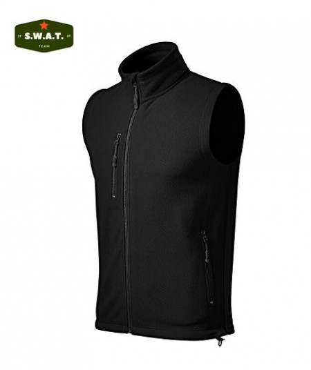 Vesta fleece subtire iarna neagra