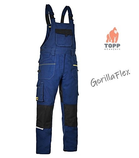 Salopete lucru service constructii industrie MaxiFlex Albastru