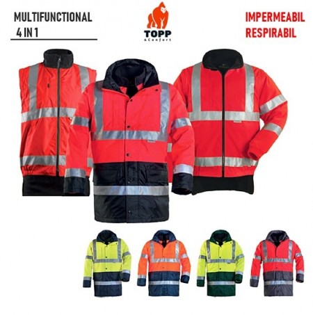 Geaca de iarna, multifunctionala 4/1 toate variantele