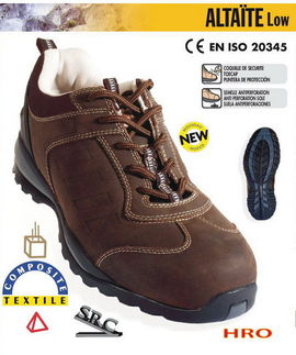 Pantofi de protectie piele fina de calitate Altaite S3 Compozit