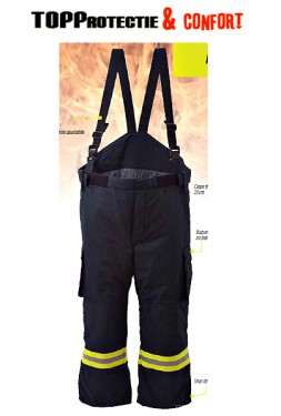 Pantaloni pompieri cu rezistenta termica exceptionala model 4000