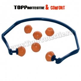 Antifoane interne cu cordeluţă, reutilizabile, cordeluţă flexibilă din acetat,3M