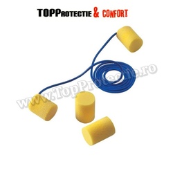 Antifoane interne clasice, galbene, formă cilindrică,model cu snur,3M