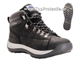 Bocanci negri protectie Midcut Nubuck talpa cauciuc