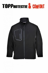 Geaca primavara toamna Softshell impermeabila, rezistent la vant, neagra