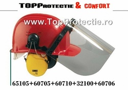 INDISPONIBIL Casca cu viziera de protectie si antifoane Earline