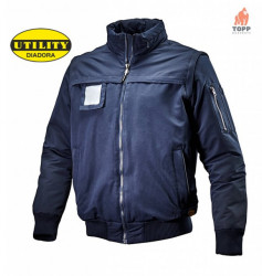 Jacheta Bomber iarna Diadora bleumarin