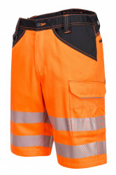 Pantaloni scurti confortabili cu benzi reflectorizante, finisaj premium