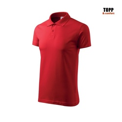 Tricou polo cu guler Rosu