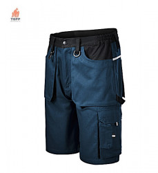 Pantaloni scurti de salopeta blerumarin reflectorizant