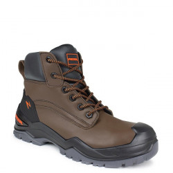 Bocanci protectie Rock maro S3