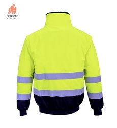 Geaca reflectorizanta 3 in 1 galben sau portocaliu fluorescent