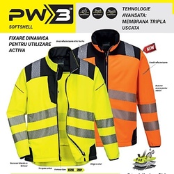 Imbracaminte de lucru Jacheta Outdoor Softshell reflectorizanta PWstore