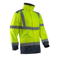 Jacheta de ploaie galben fluorescent KAZAN