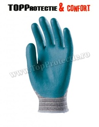 Manusi de protectie tricotate cu palma impregnata bipolimer nitril/poliuretan