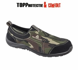 Pantofi de primavara MIAMI CAMO camuflaj cu bombeu