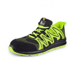 Pantofi de protectie Olib S1P ESD respirabil negru/verde