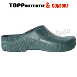 Papuci gradina, PVC verde, talpa antiderapanta
