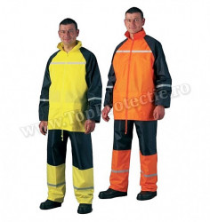 Pelerina de ploaie impermeabil fluo