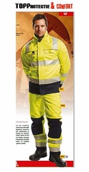 Jacheta de lucru reflectorizanta Multi-Norm protectie la riscuri multiple