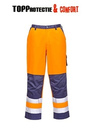 Pantaloni de lucru galben fluorescent dungi reflectorizante