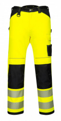 Pantaloni talie de lucru reflectorizanti rezistenti la pete, ulei, murdarie