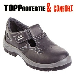 Sandale BONI O1 fara protectie din piele nubuc moale