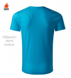 Tricou bumbac Organic turcoaz