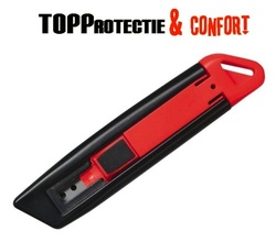 Cutter Ultra Safety negru cu rosu